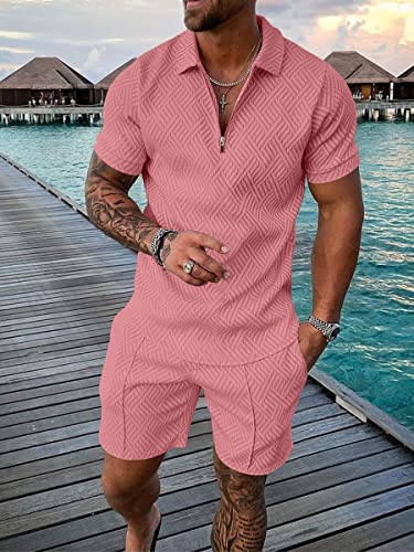 Ensemble polo homme manches courtes anti-transpiration short de survêtement d'été XL - 2