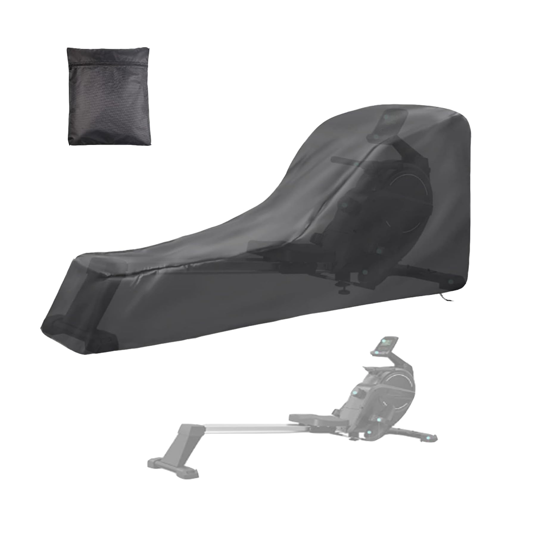 Rowing Machine Cover, GYM Equipment Protective Cover, Indoor Rowing Cover