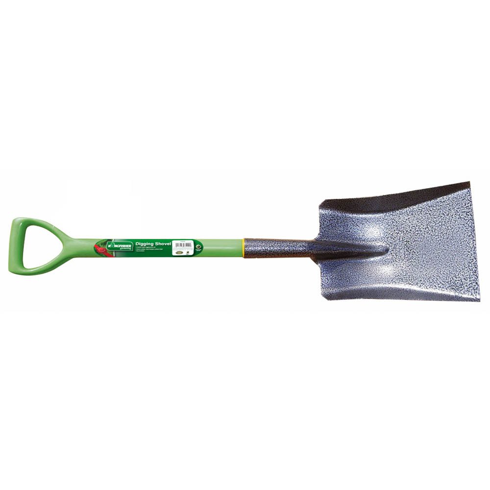 Kingfisher CS590 Digging Shovel Carbon Steel Handle
