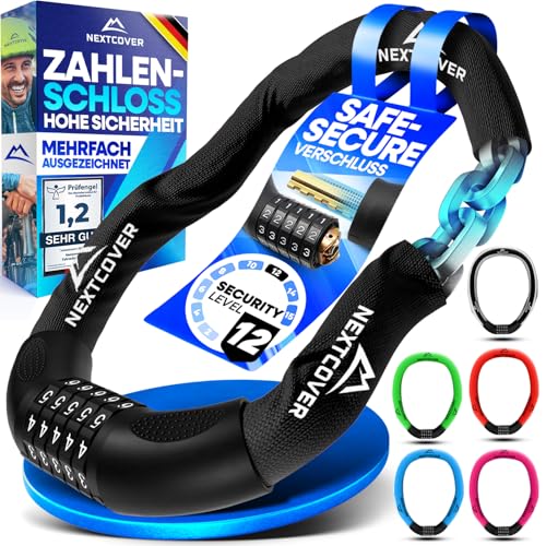 NEXTCOVER® Fahrradschloss mit Zahlencode LockPro - Das Original -...