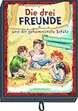 3 freunde wein kaufen  Schachtelspiel: Die drei Freunde und der geheimnisvolle Schatz – Ein Abenteuer-Rätselspiel zur Erstkommunion
