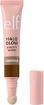 e.l.f. Halo Glow Contour Beauty Wand, Bâton de Contour Liquide Pour Un Look Naturellement Sculpté, Formule Modulable, Végétalien & Non-Testé Sur Les Animaux, Profond/Riche