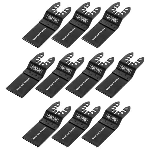 10 x 35mm Coarse Saxton Blades for Dewalt Wolf Stanley Worx Oscillating Multitools