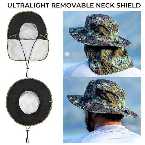 Image of KastKing Sol Armis UPF 50 Boonie Hat - Sun Protection Hat, Fishing Hat, Beach & Hiking Hat, Paddling