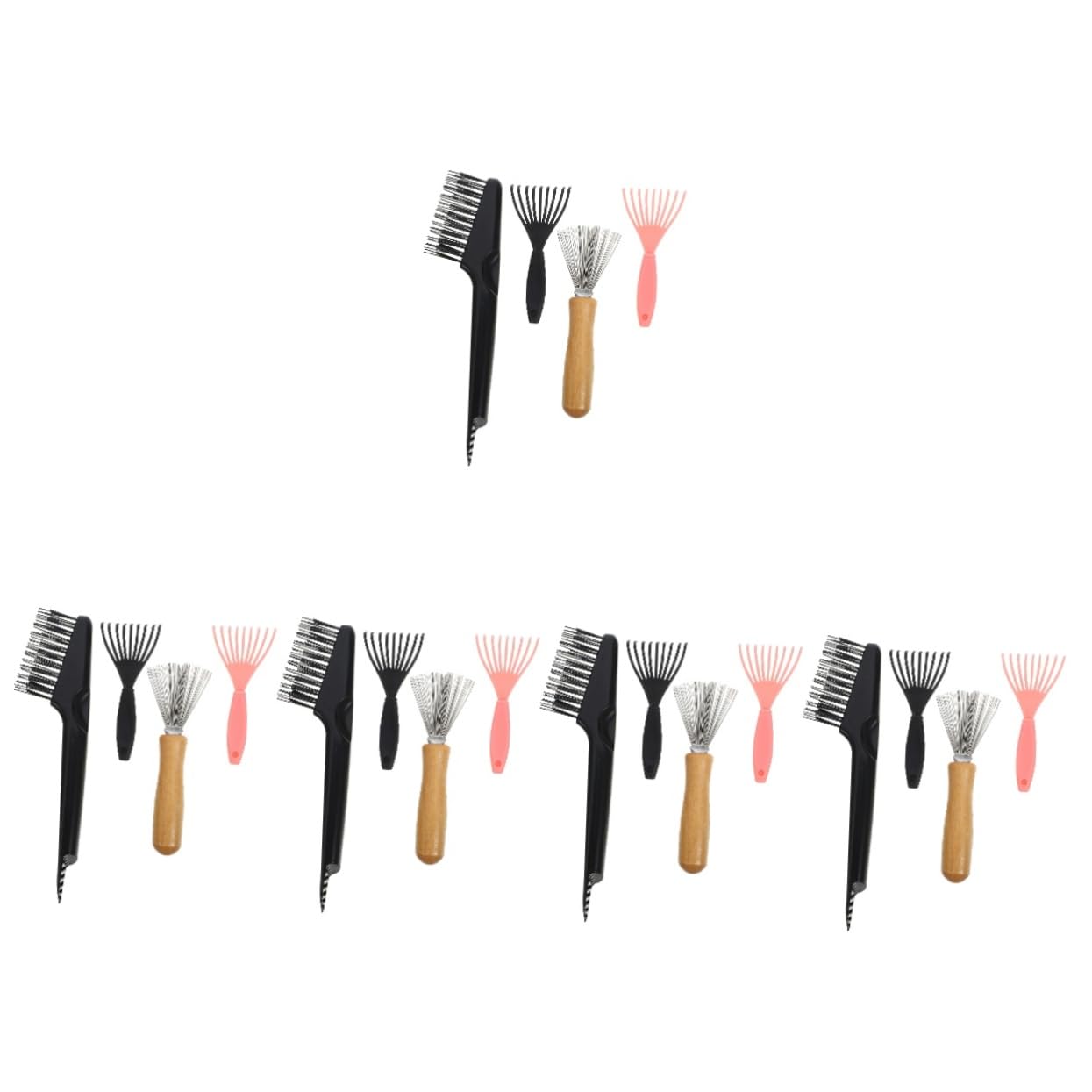 Beavorty 5 Ensembles Peigne À Friser Nettoyage Brosse À Cheveux Outils De Nettoyage Pour Cheveux Brosse Outil Peigne À Cheveux Brosse À Cheveux Outil De