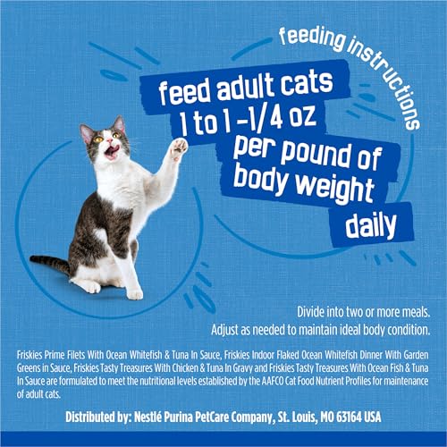 Purina Friskies Oceans of Delight Wet Cat Food Variety Pack, (40) 5.5 oz - image 8