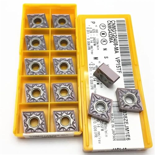 CNMG120408 MA VP15TF Insertos de torneado CNC miniatura 6