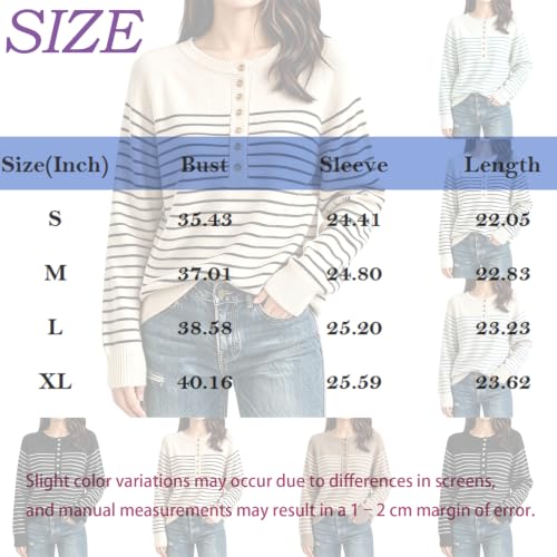 Lightweight Sweaters for Women Oversized Warm Knit Casual Pullover Tops - image 4