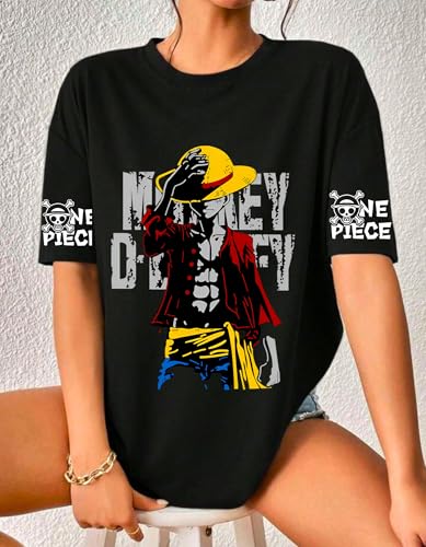 Image of URBAN HAZE Men Oversized Cotton Blend T Shirt Round Neck Tee Casual Graphic Printed Drop Shoulder Shirt Streetwear Fashion Budget T Shirt Under 299 Unisex Everyday Style