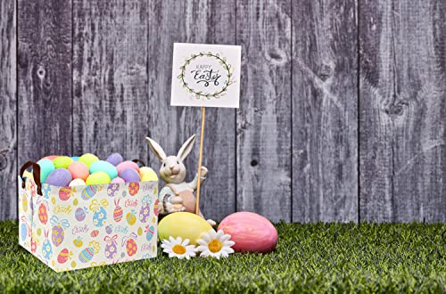 Image of Rectangular Kids Storage Bin Basket Organizer for Baby Room Decor & Easter Gifts