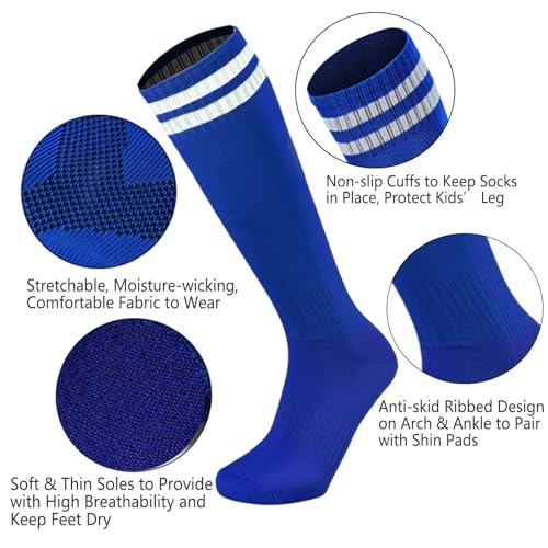 ZENDA kids soccer socks 2 pairs2
