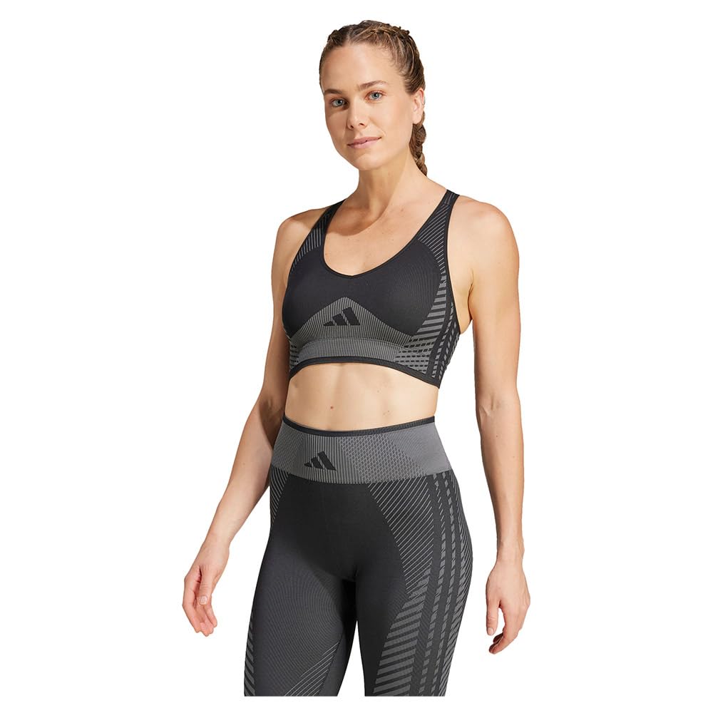 adidas Women's Brassière Aeroknit Training Maintien léger
