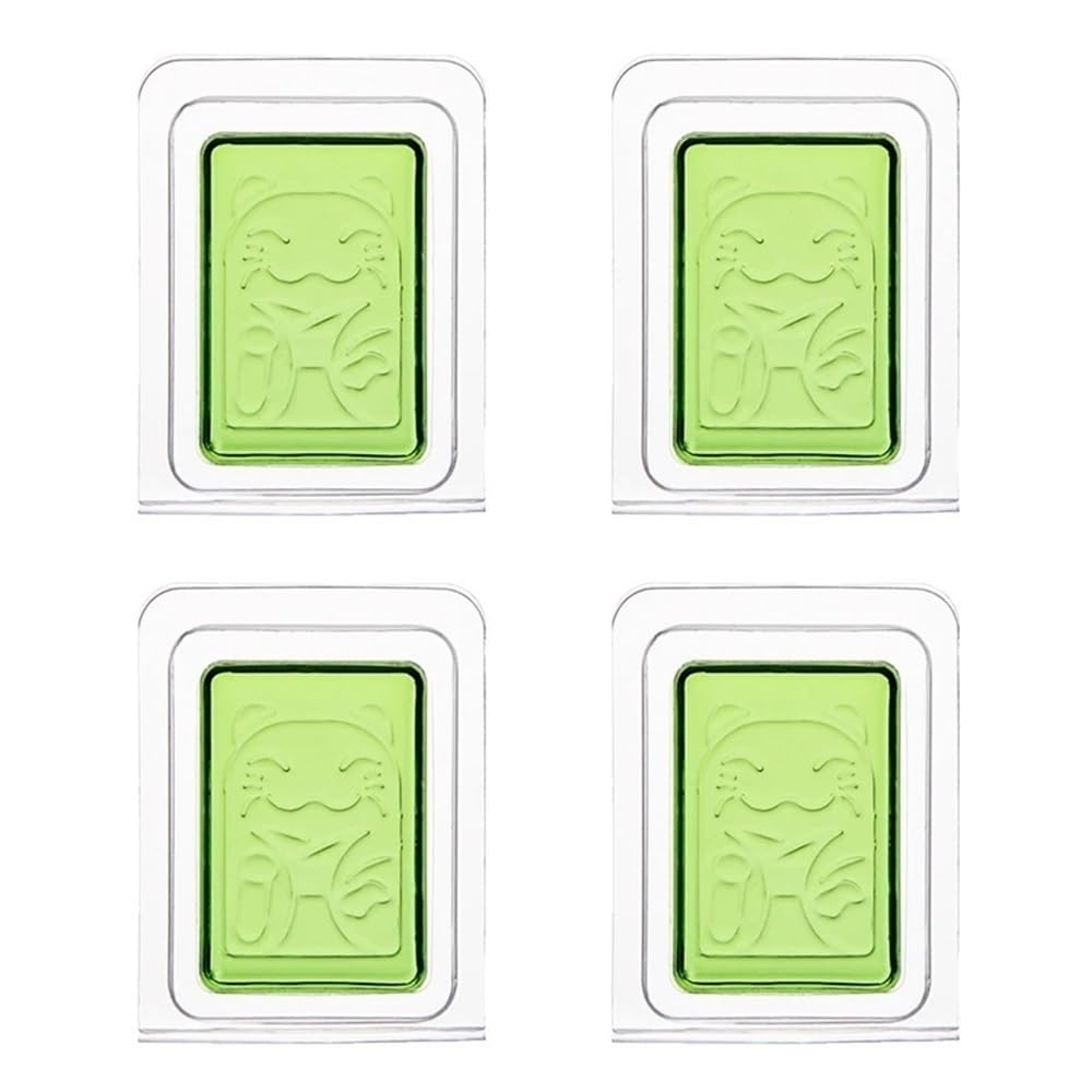TRgqify-KM Cat Shape Solid Aromatherapy Shoe Freshener Cabinet Toilet Deodorizing Gel Home Flavoring Fragrance Wardrobe Closet(Lemon x4)