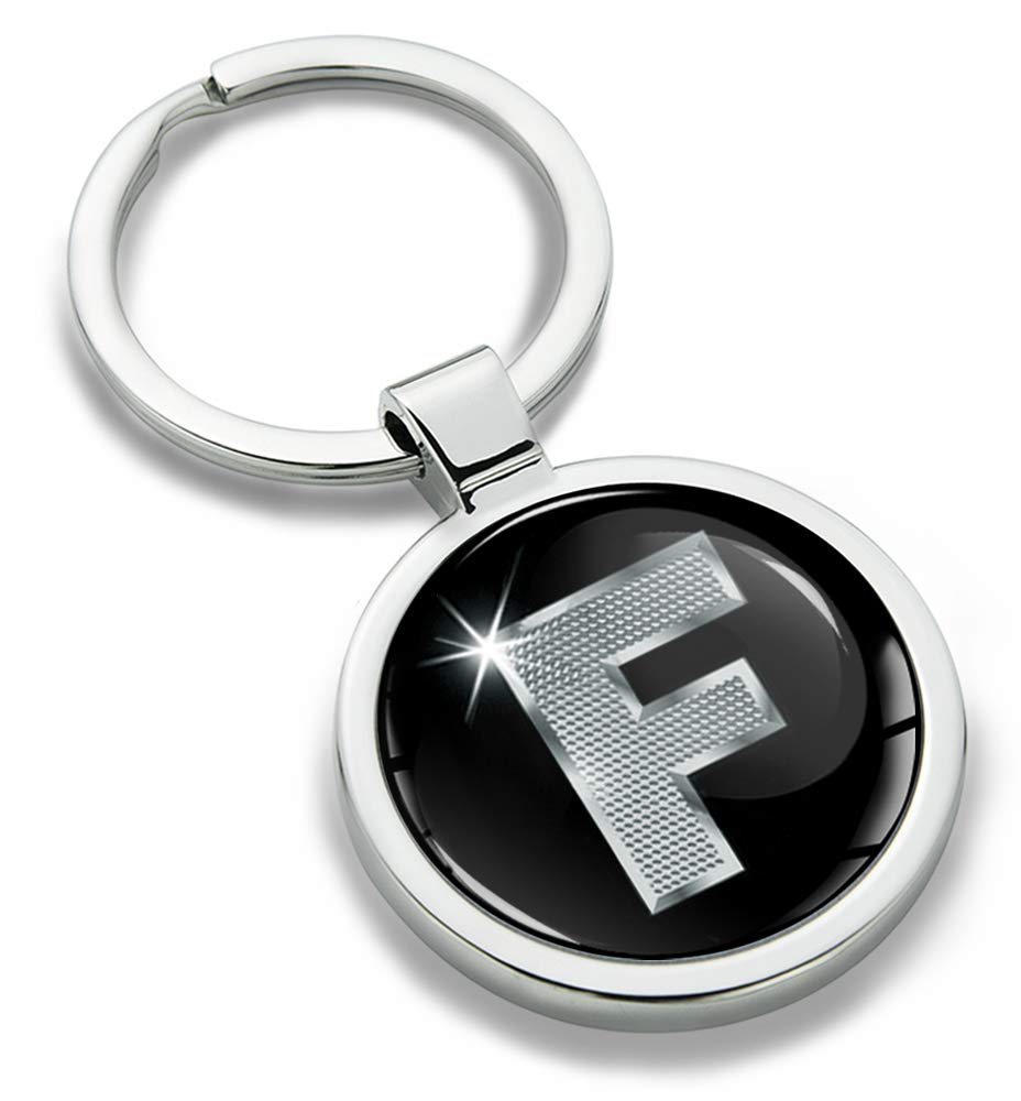 Biomar Labs Metal Keyring with 3D Domed Sticker Key Chain Men Women KK
