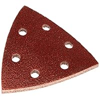 Kwb Triangles De Ponçage 100x62, 93 Mm En Corindon Supérieur Avec Grain 60, 120, 180, Changement Sans Outil, Encollage Résine Synthétique Et Support