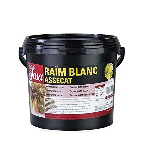 Sultaninen - getrocknete helle Trauben 2,5kg (weisse Rosinen)