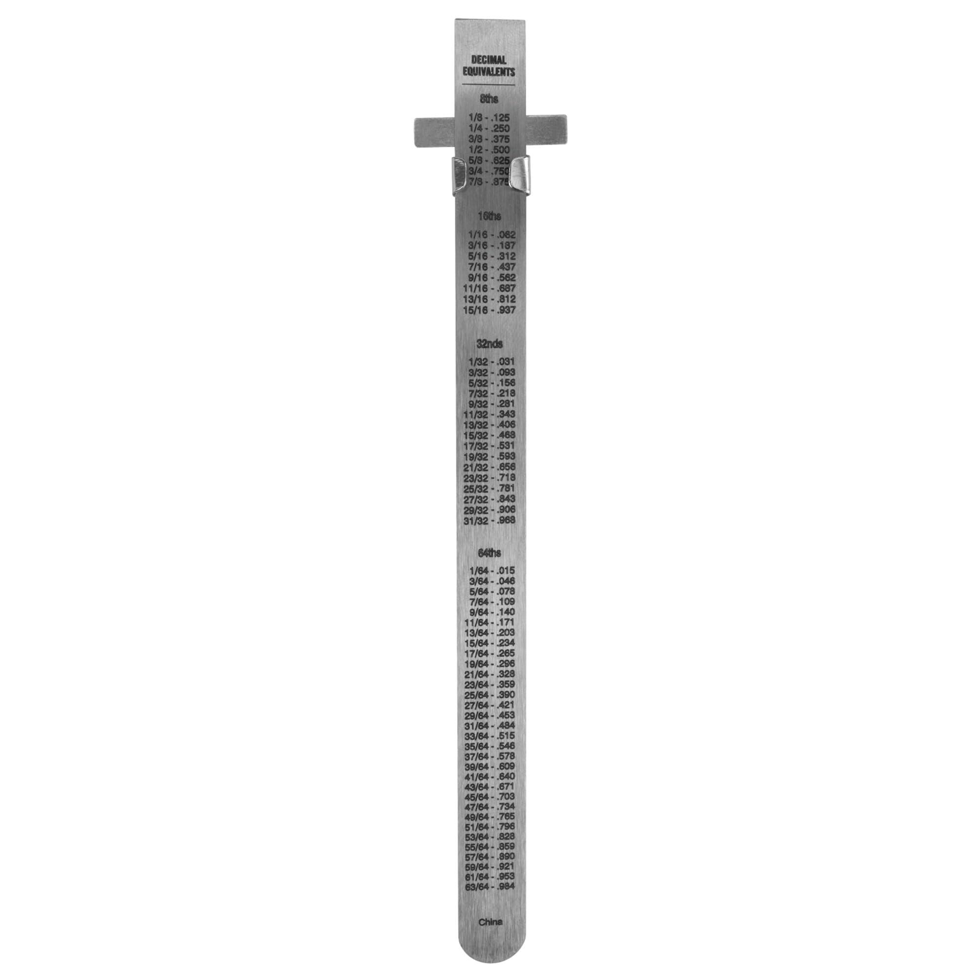Precision Sliding Depth Gauge - 6 Inch Stainless Steel -2