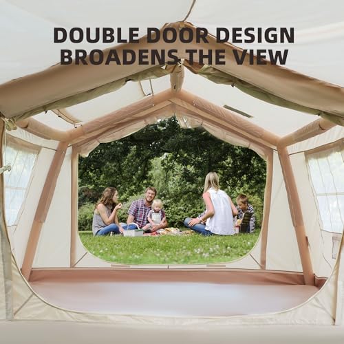 Carpa Inflable para Camping 4-6 Personas con Bomba de Mano miniatura 7