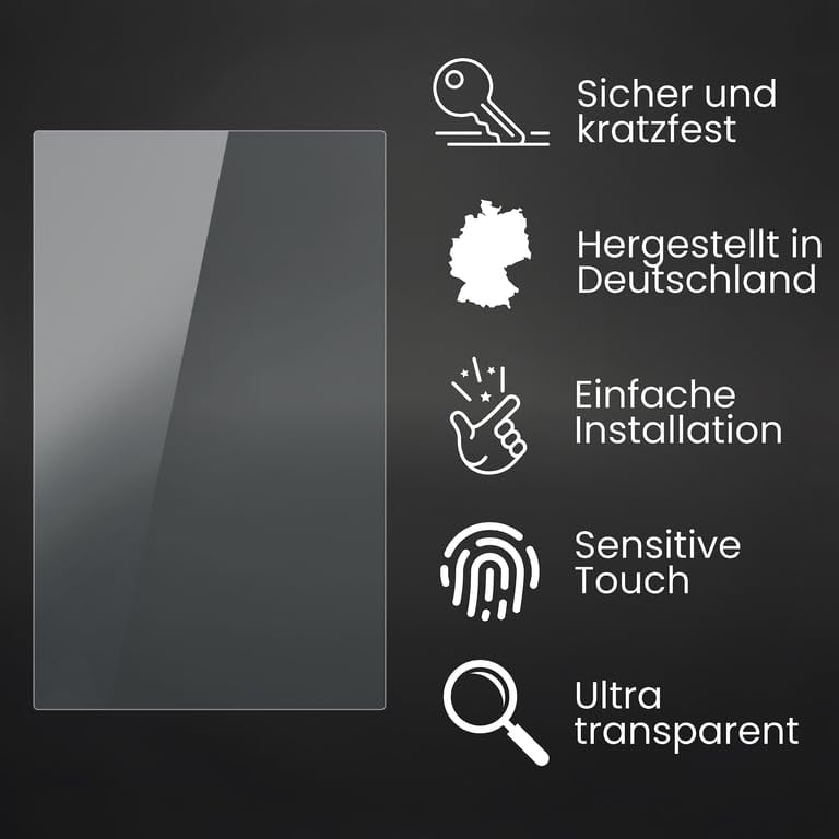 Bruni Screen Protector compatible with Sony XAV-9500ES Protector Film, crystal clear Protective Film (2X)