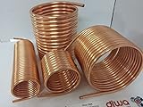 kupferrohrspirale 15mm Poolheizung Spirale aus Kupferrohr 18x1mm weich aus 15m mit Außendurchmesser von ca. 31cm (Kupferrohrspirale)