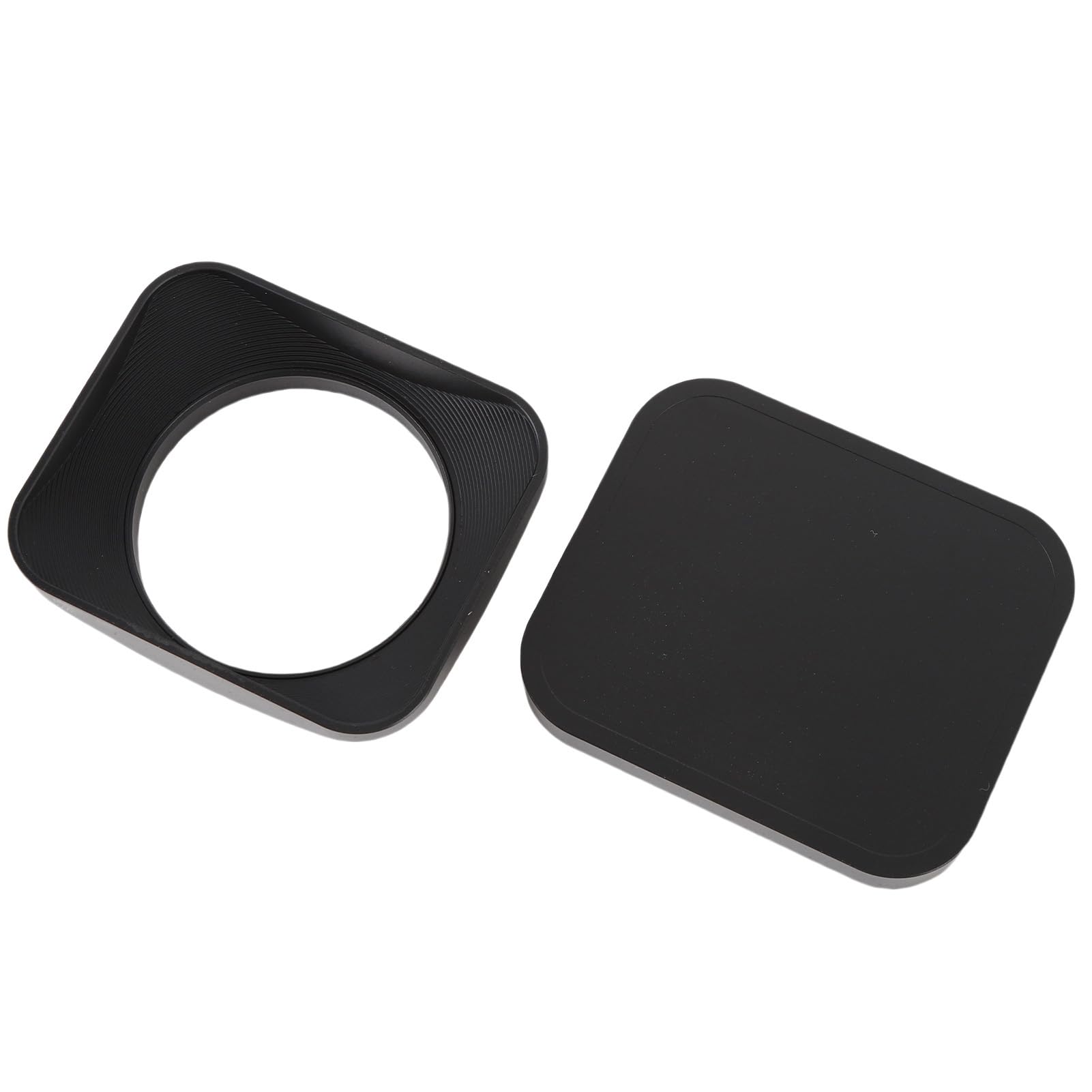 Generic Paraluce per Fotocamera Resistente Paralume Quadrato in Lega di Alluminio per Fotografia All'aperto 1 Pezzo (49 mm)