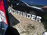 NEW OEM 2005-2012 NISSAN PATHFINDER REAR GATE EMBLEM'PATHFINDER' CHROME