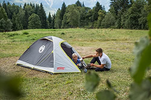 Coleman Darwin Cupola 3 Persone, Campeggio Ed Escursioni, 100% Impermeabile, Telo Per Pavimento Cucito, Tenda Da Trekking Igloo Compatta E Leggera, Montaggio Rapido Unisex Adulto, Grigio, One Size - 3