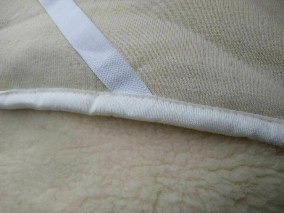 Surmatelas en laine mérinos 100 % laine vierge 80 cm x 200 cm plusieurs tailles disponibles