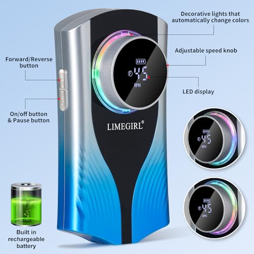 Máquina eléctrica para uñas acrílicas portátil y recargable 6