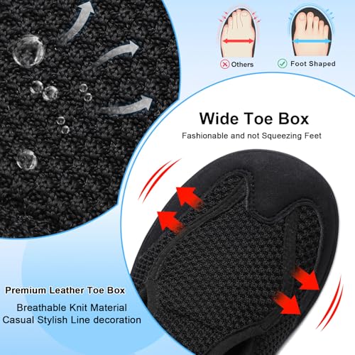 Image of BARERUN Womens Walking Shoes Wide Diabetic Shoes for Women Slip On Barefoot Orthopedic Bunion Neuropathy Arthritis Edema Bunion Sneakers Indoor Outdoor with Zero Drop Rubber Sole