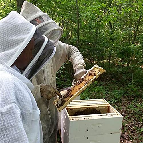 HOTEU Imkeranzug Einteiliger Anti-bienenanzug - Super Atmungsaktiver 3-lagiger Sicherheitsschutz Mesh Imkerkleidung… – Bild 5