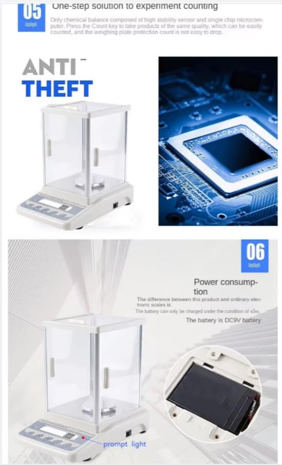 500g/0.001gBT456A HighPrecision ElectronicBalance WeighingScale Precision Electronic Scale Multi-Function Laboratoryelectronic balanceScale