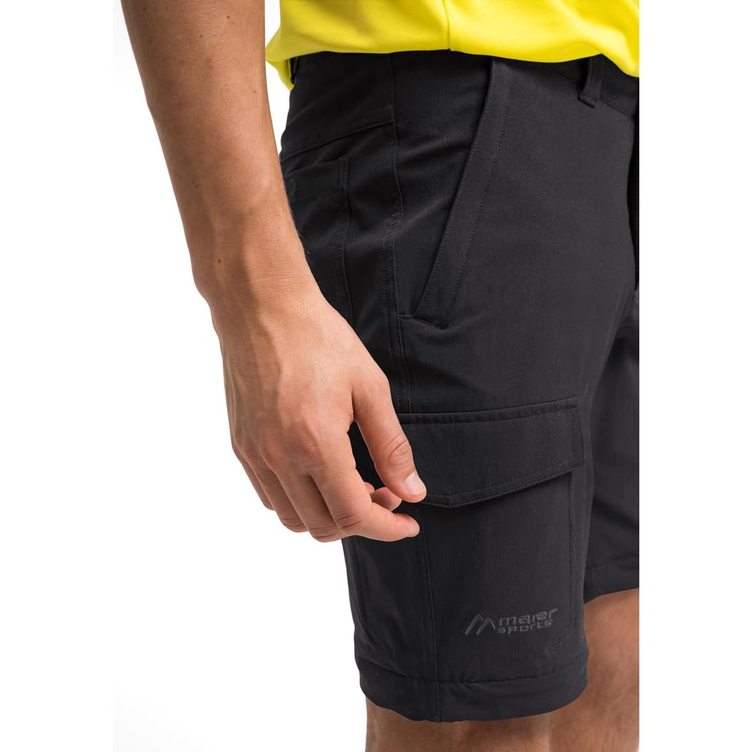 Maier Sports Torid Slim Zip, Herren Wanderhose, Wasserabweisende Outdoorhose für Trekking und Hiking, Enganliegend, Zipp-Off-Funktion, PFC-frei, mSTRETCH pro 4 & Dryprotec
