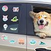 BBTO 100 Pcs Beach Stickers for Water Bottles Aesthetic Stickers Waterproof Ocean Vinyl Decals DIY Decorative Marine Life Decals for Laptop Travel Luggage Car Bike Bicycle Helmet
