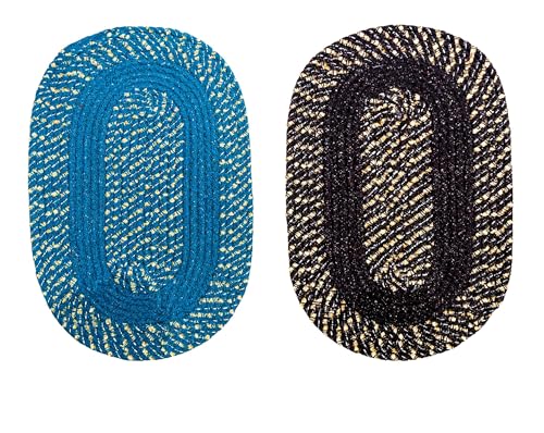 Image of Cotton Outoor Doormat |Handmade Cotton Doormat | Quick Dry, Washable Door Mat for Home, Bathroom & Bedroom (33X53 CM)