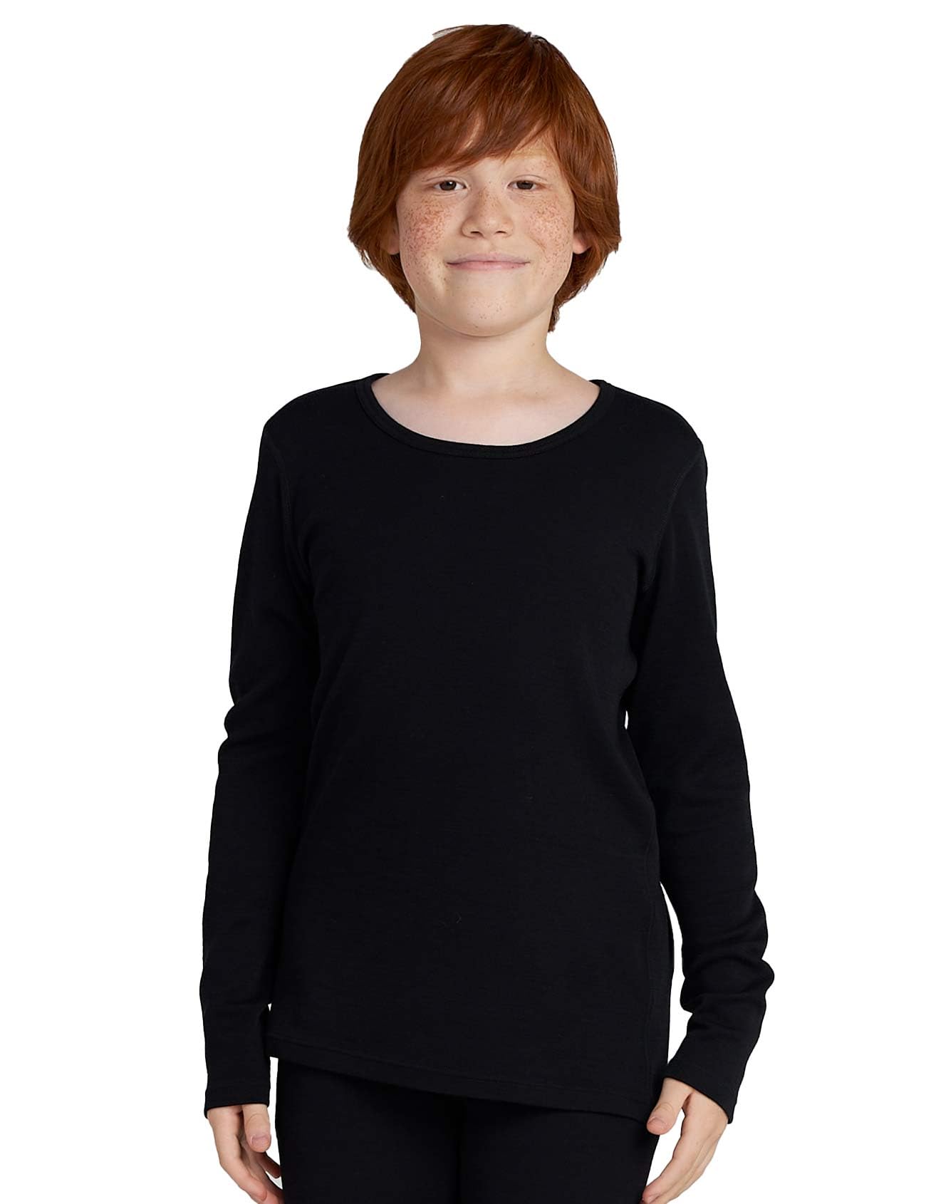 LAPASA 100% Lana Merino Maglia/Calzamaglia Bambini Strato Base Leggings Intimo Termico Pantaloni Canottiera Unisex 5-13 Anni K13 K14