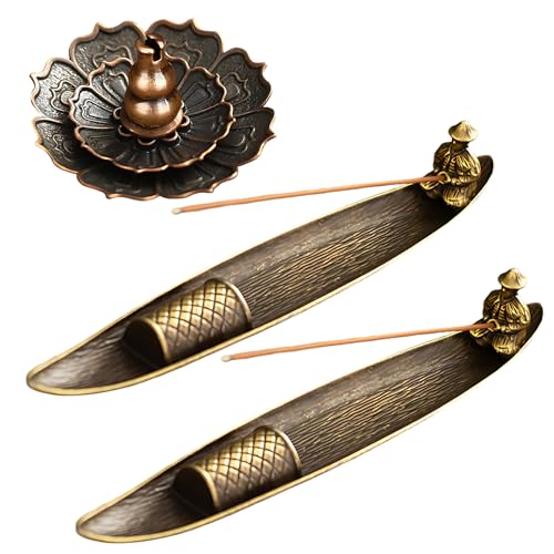 3 Pcs Porta Incienso Incense Holder Quemador De Incienso Adecuado para Yoga Y Meditación, Y También Se Puede Utilizar como Decoración del Hogar