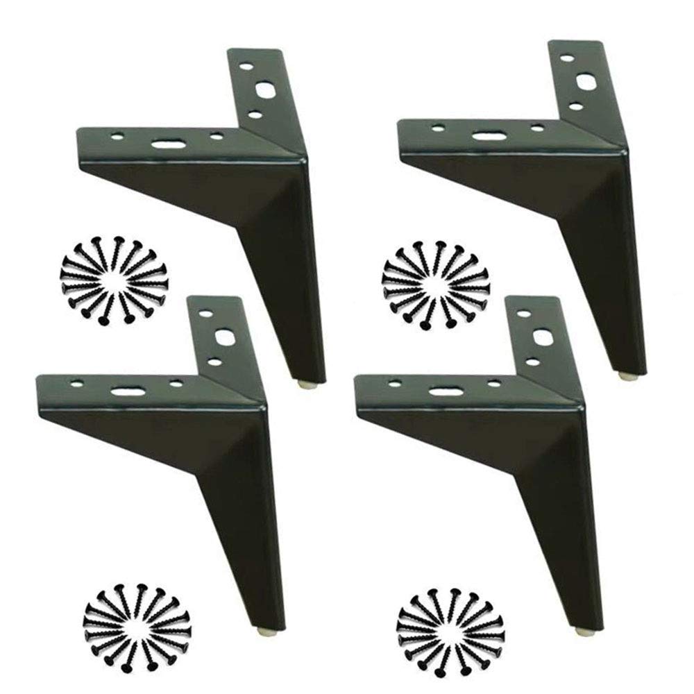 Gambe per mobili, Tavolo Rettangolare Regolabile, scrivania da Pranzo, in Acciaio Resistente, Stile Industriale Moderno, con Viti, Set da 2, Oro, 50 cm/19,7 Pollici