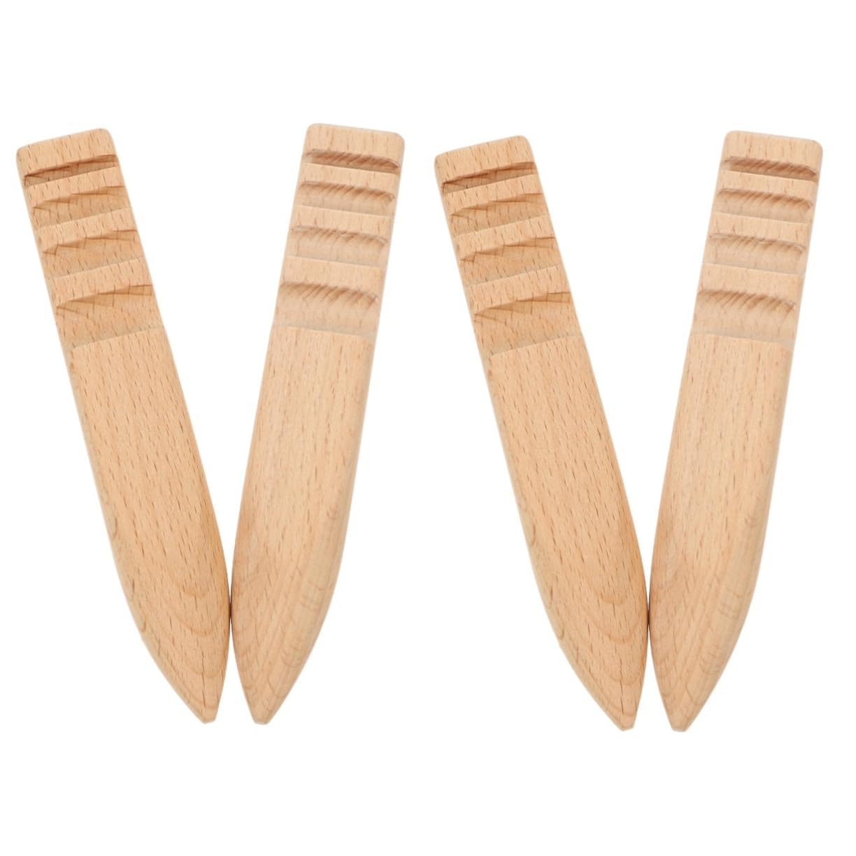 Cabilock 2sets Leather Burnisher Wood Edge Burnisher for Crafts Perfect for Polishing Cleaning 2pcs*2