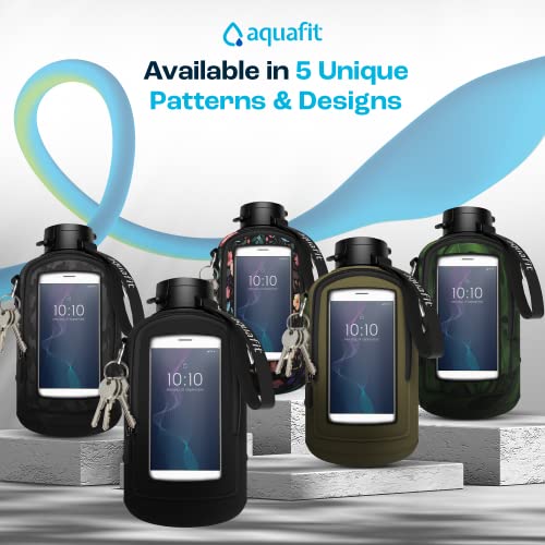 Half Gallon Water Bottle With Sleeve, 64 Oz Water Bottle Sleeve - Half Gallon Water Bottle With Straw, Water Jug With Sleeve, Large Water Bottle, Big Water Bottle, Water Bottles With Straw - Camo #TOP7