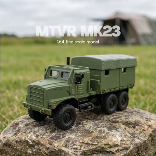 Modelo Militar MTVR MK23 a Escala 1:64 Die-cast miniatura 5