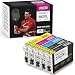 Produktbild LEMERO UEXPECT 502XL 502 Patronen Ersatz für Epson 502XL 502 Druckerpatronen Kompatibel für Epson Expression Home XP-5105 XP-5100 Workforce WF-2860DWF WF-2865DWF XP5105 WF-2860 (5-Pack)