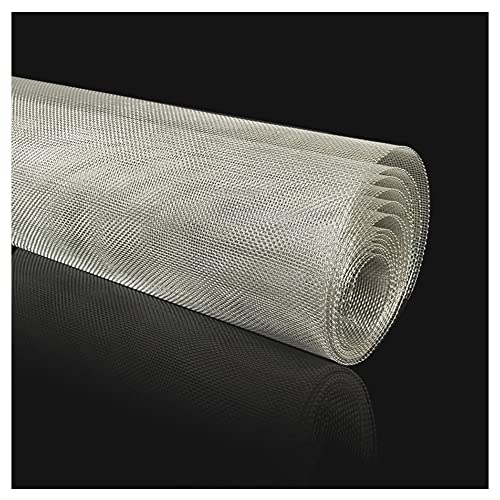 Toile filtrante acier inoxydable 30 mailles argent 1x4m pour la protection et filtration