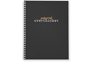 8.5" x 11" Soft Cover Spiral Notebook by Professional Overthinker