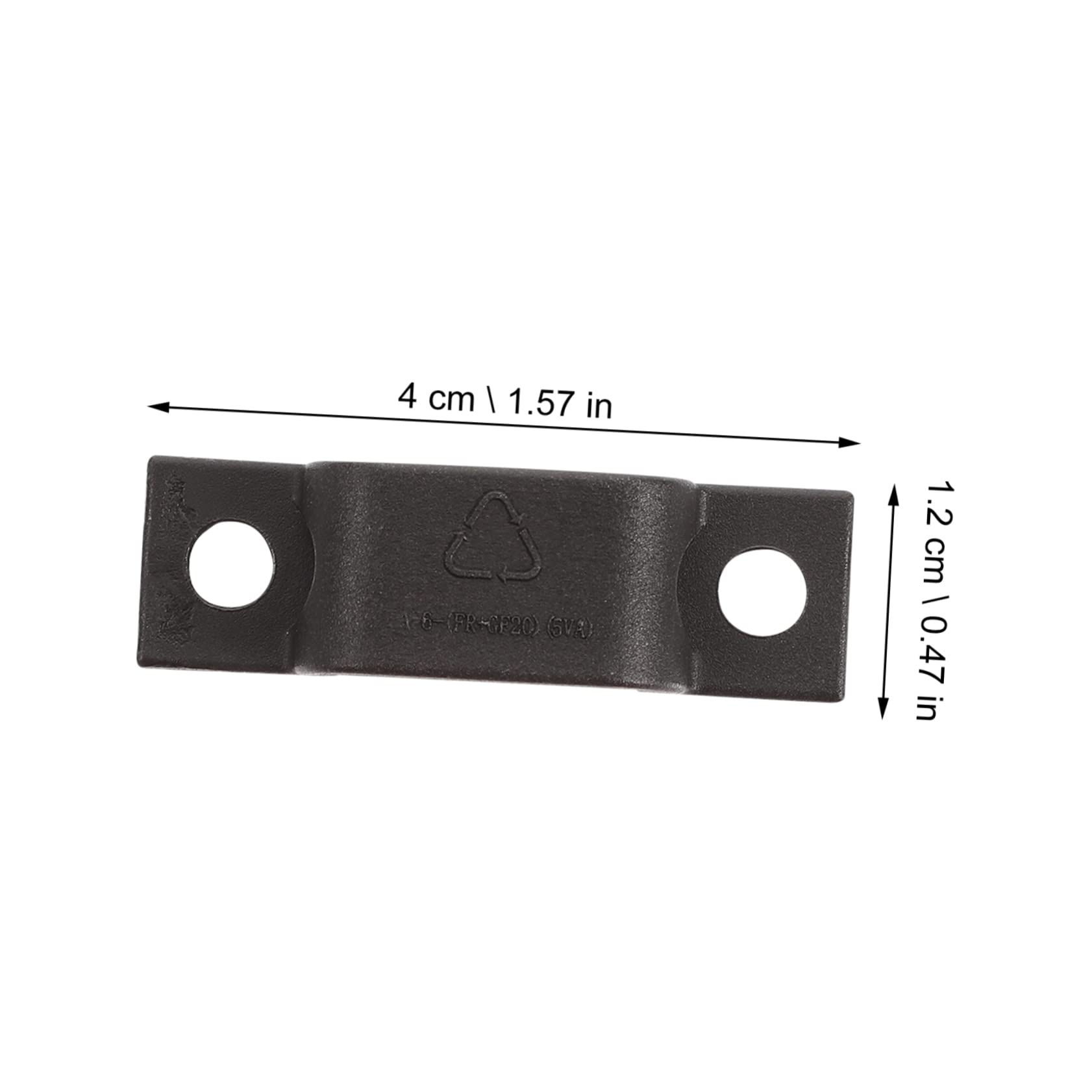 HOMSFOU 80 Pz attrezzi per serratubi cavo Ethernet fermaglio per cordino gestione dei cavi clip di fissaggio del cavo Organizzatore morsetto del filo Clip a crimpare stringicavo