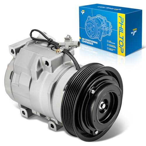 Image of PHILTOP NEW AC Compressor w /Clutch for Toyota Solara 2004-2008 3.3L | for Toyota Avalon 2000-2004, Toyota Camry 2002-2006 3.0 /3.3L, Highlander 2001-2007 3.0 /3.3L, Replaces# 035069N 883203E11