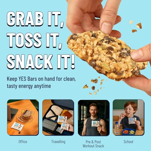 Image of YES Nut Bars - Soft Chewy Healthy Snack Bars (Macadamia Chocolate, 6 count) | Made with Organic Maple Syrup - Vegan, Paleo, Gluten Free, No Refined Sugar, Dairy Free, Plant Based Protein, Low Sugar