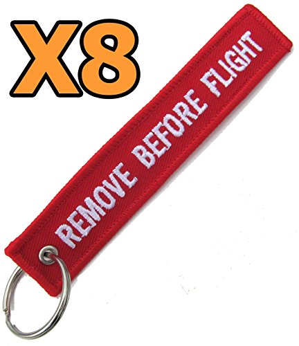 Enlever avant VOL d'avertissement étiquette bagages/porte-clés/Porte-clés/Porte-clés/Pitot pour contrôle Lock,