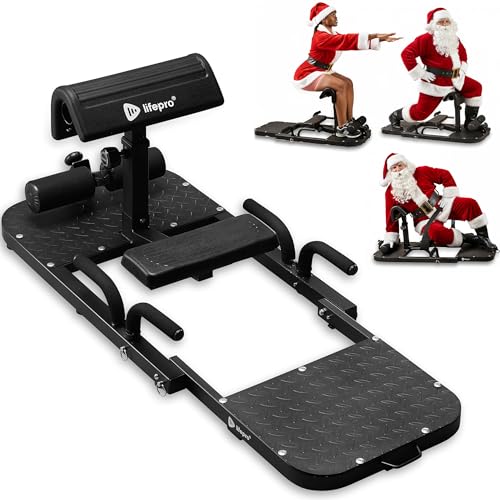 Lifepro Hip Thrust Machine – Adjustable Glute Workout Equipment for Home – Hip Thrust Bench &...