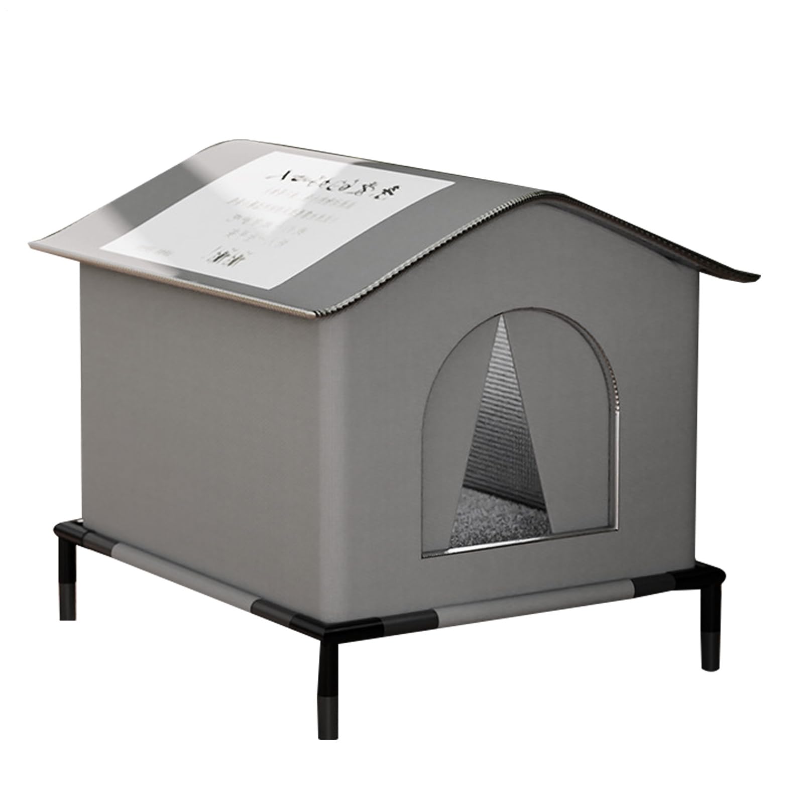 Casa para Gato Exterior - Refugio para Gatos Salvajes - Impermeable,Resistente A Intemperie,Tienda De Campaña Cerrada De Gran Espacio,Apto para Todas Estaciones,para Gatos,Perros Pequeños